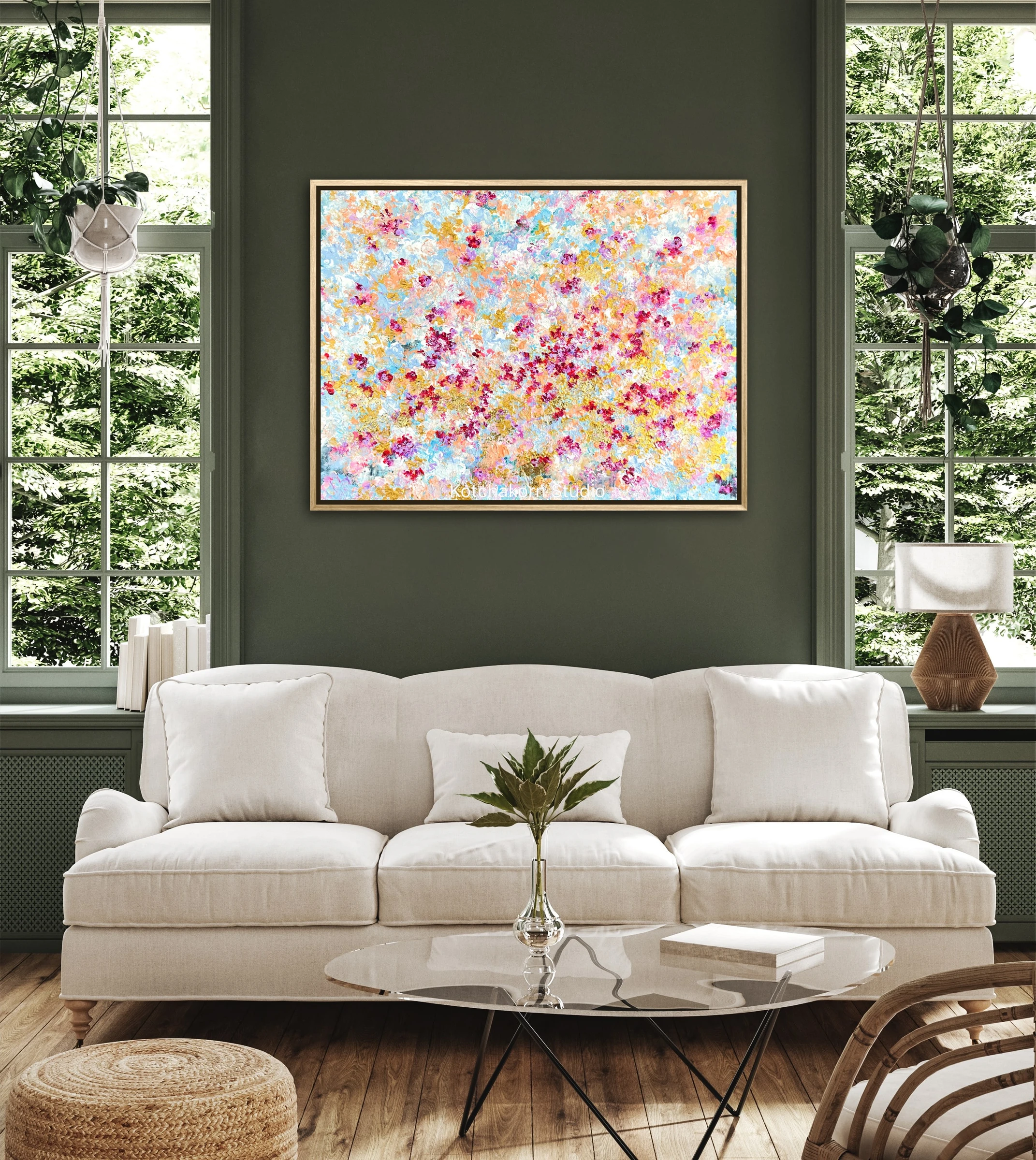 Sound of the Sakura's Bloom (80x60cm)