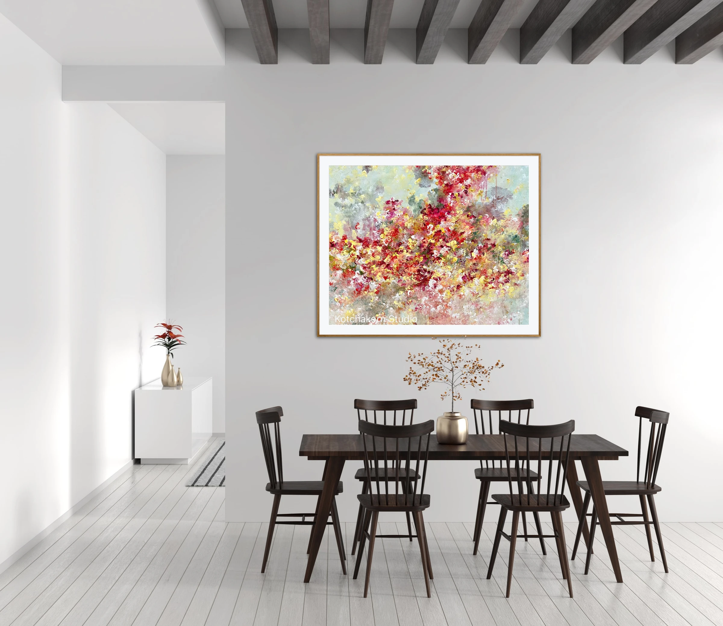 Symphony of Spring: The Overflow (100x80cm)