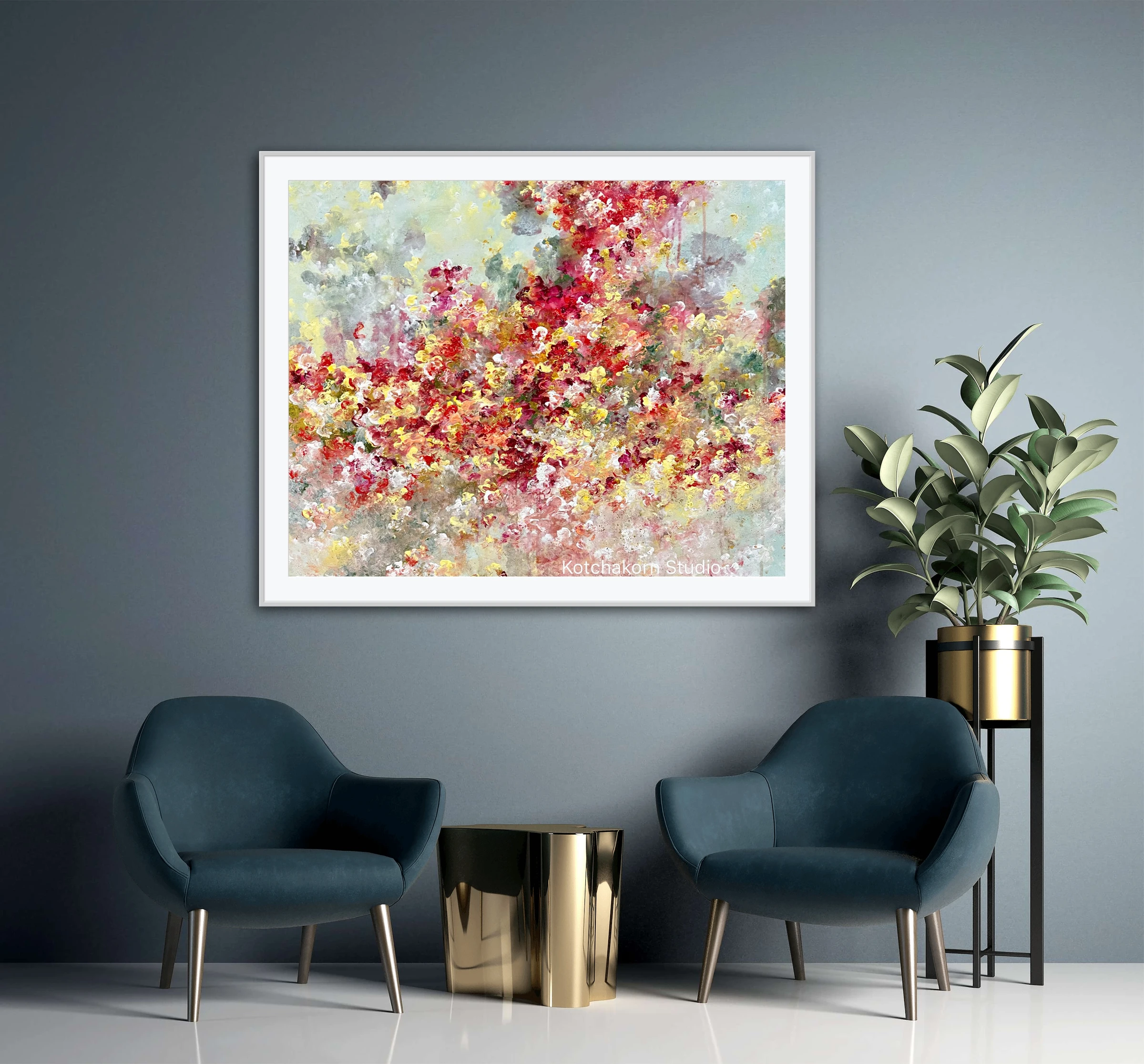 Symphony of Spring: The Overflow (100x80cm)