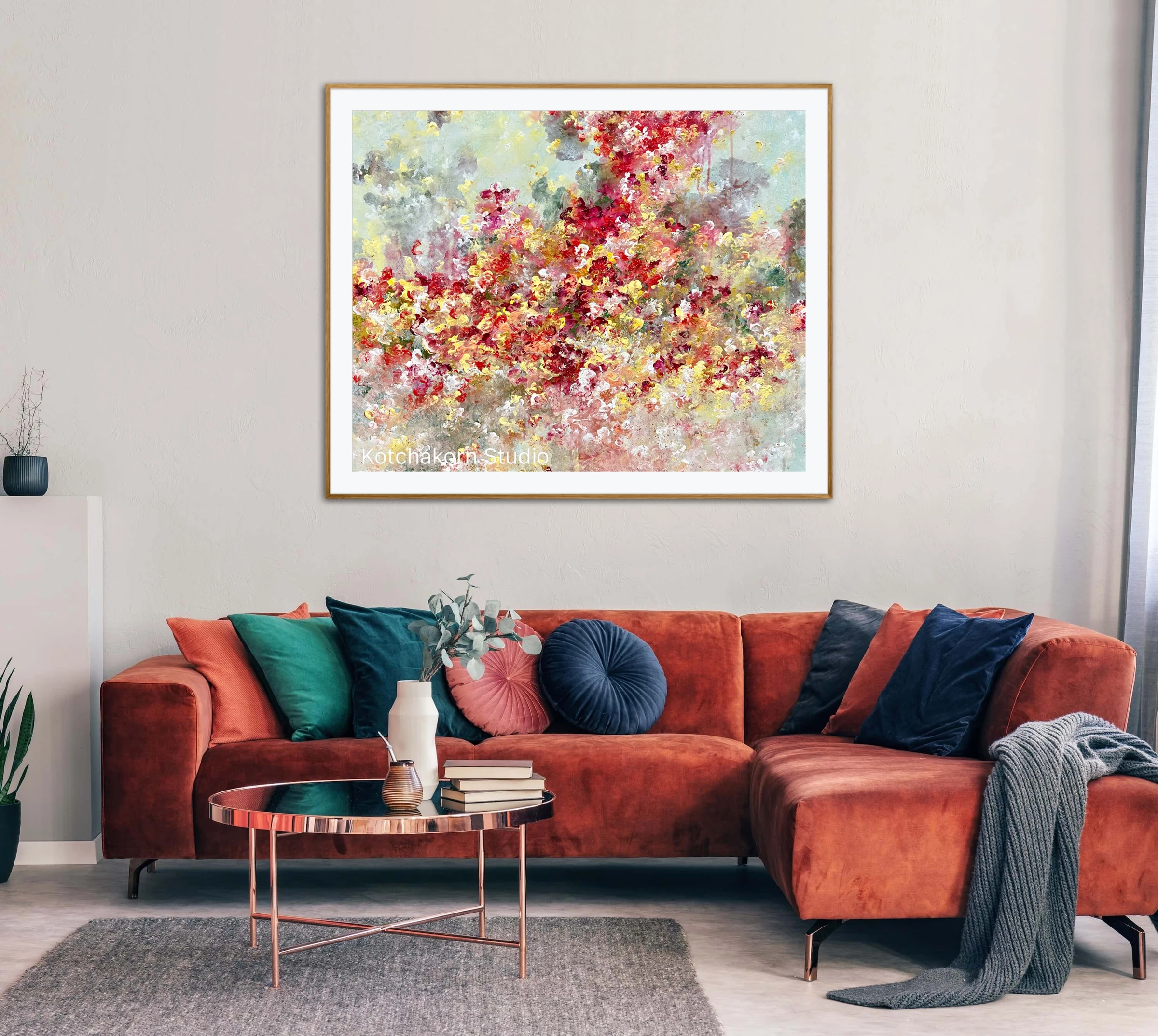 Symphony of Spring: The Overflow (100x80cm)