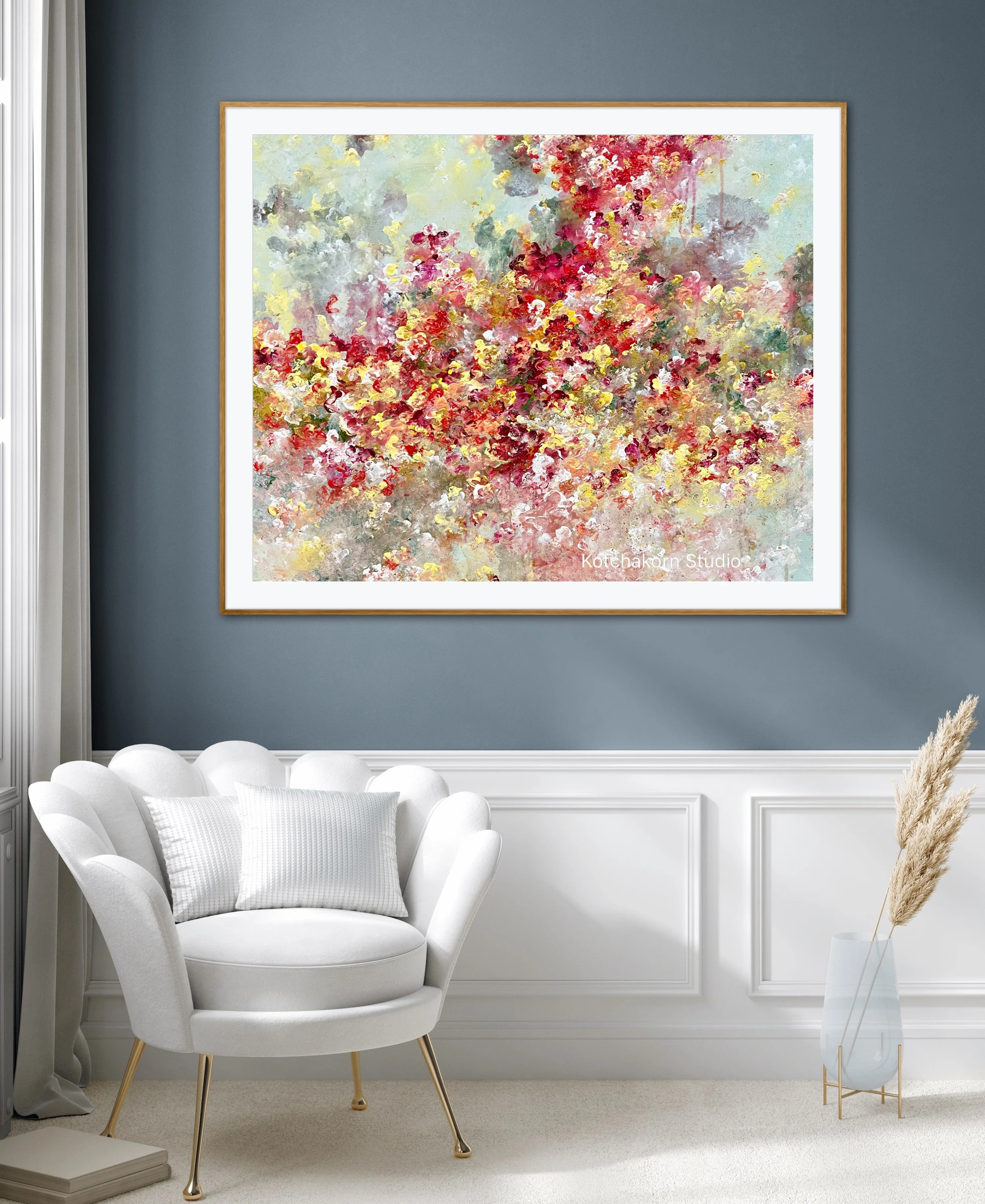 Symphony of Spring: The Overflow (100x80cm)