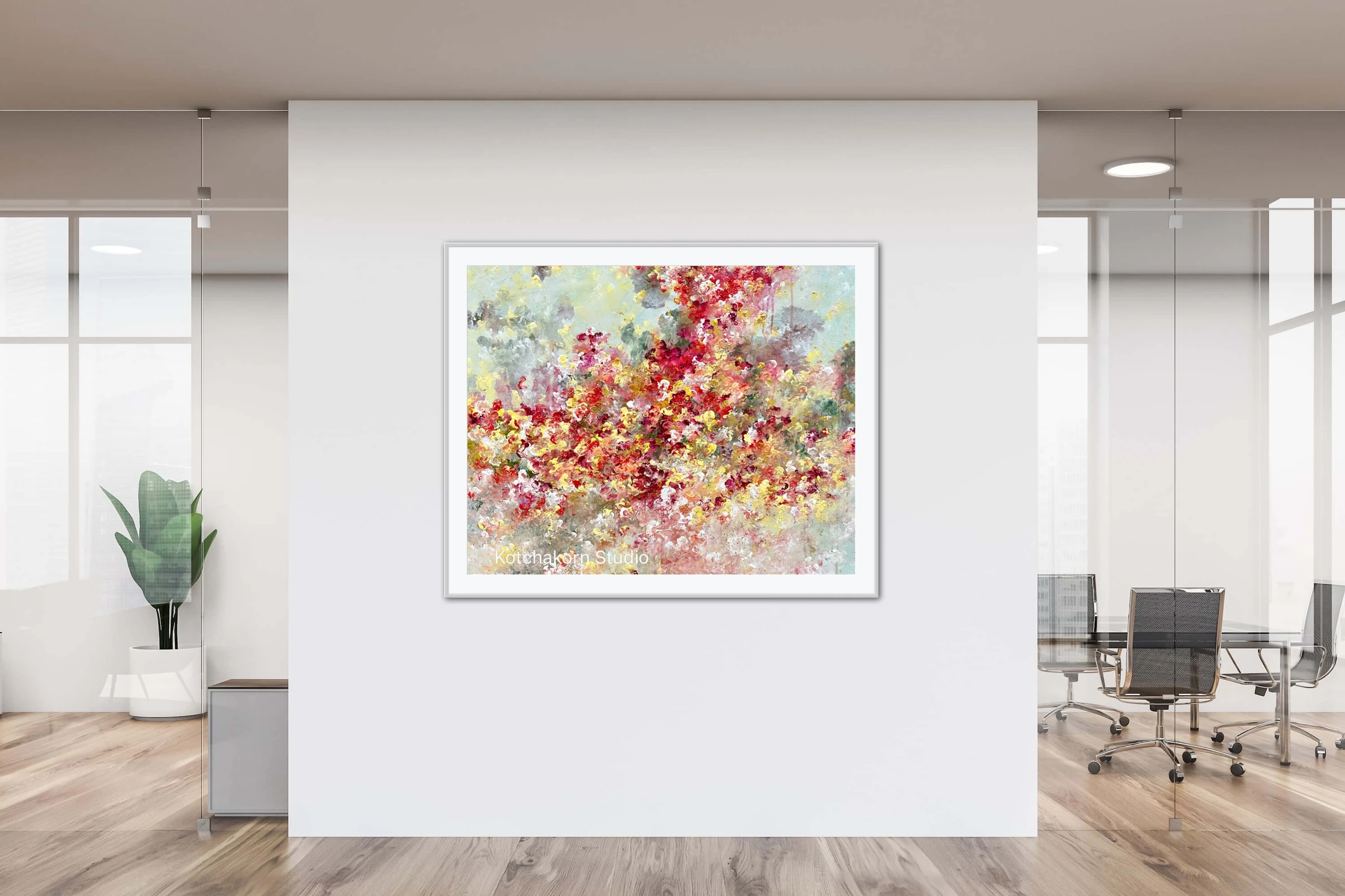 Symphony of Spring: The Overflow (100x80cm)