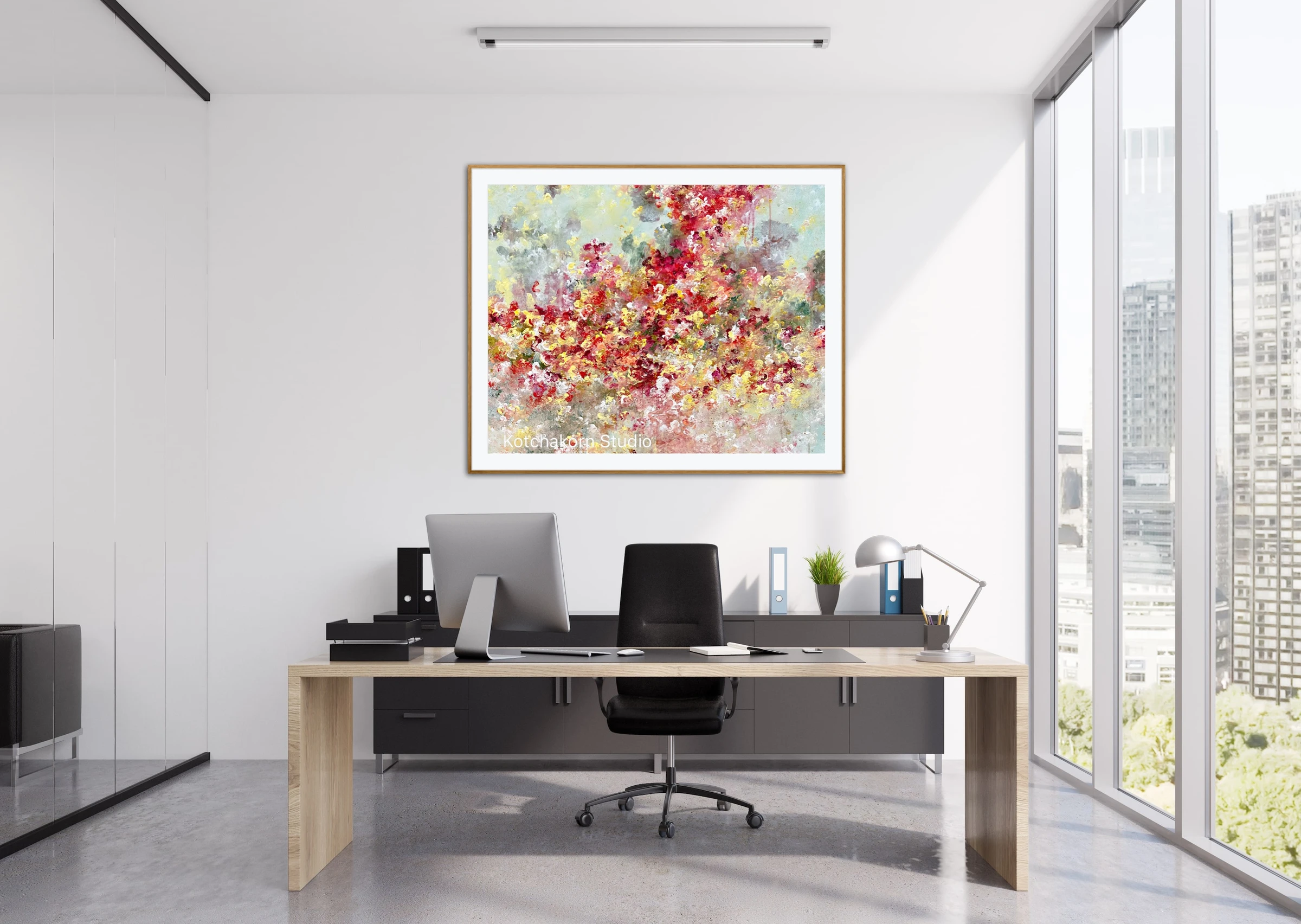 Symphony of Spring: The Overflow (100x80cm)