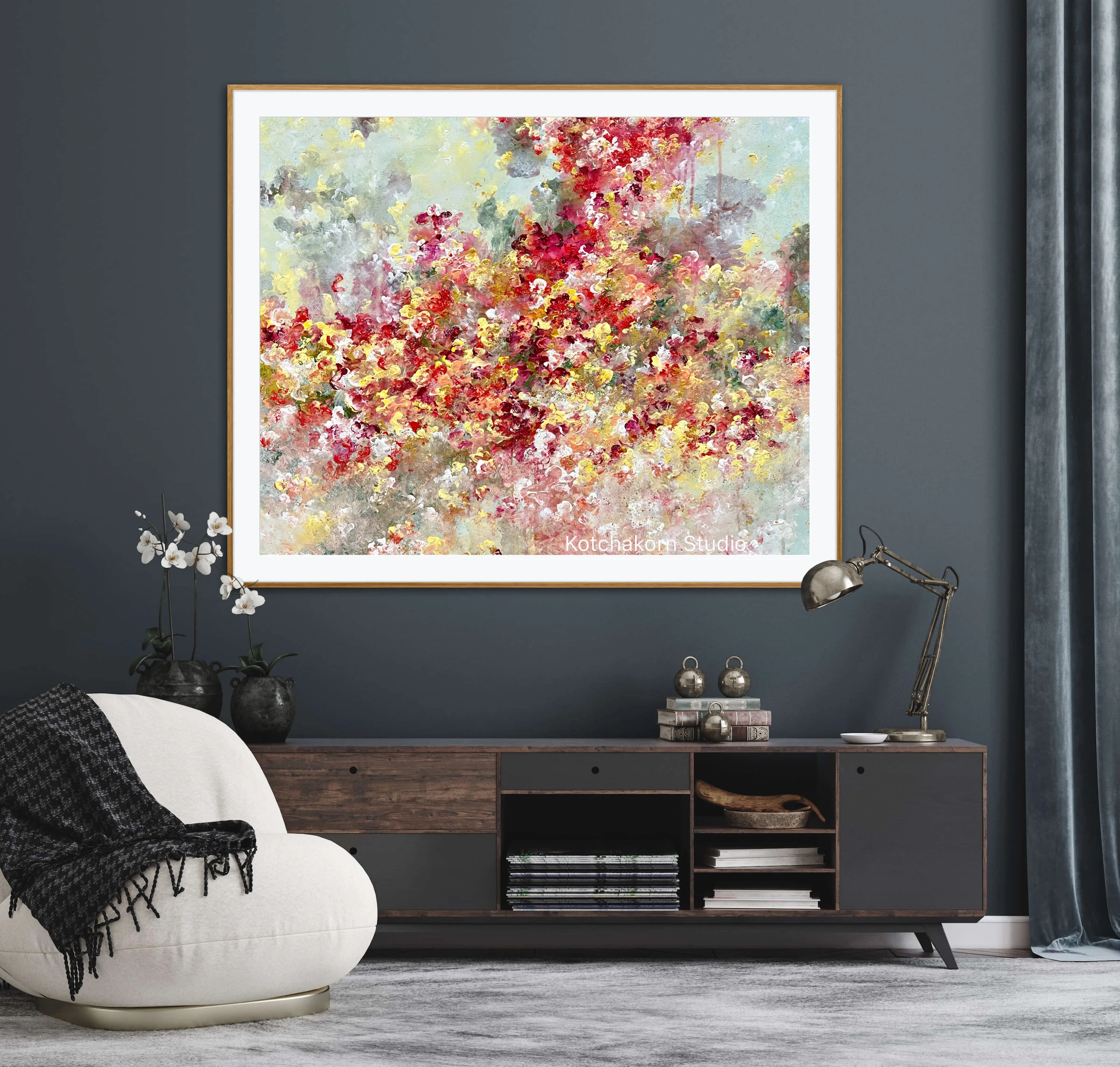 Symphony of Spring: The Overflow (100x80cm)
