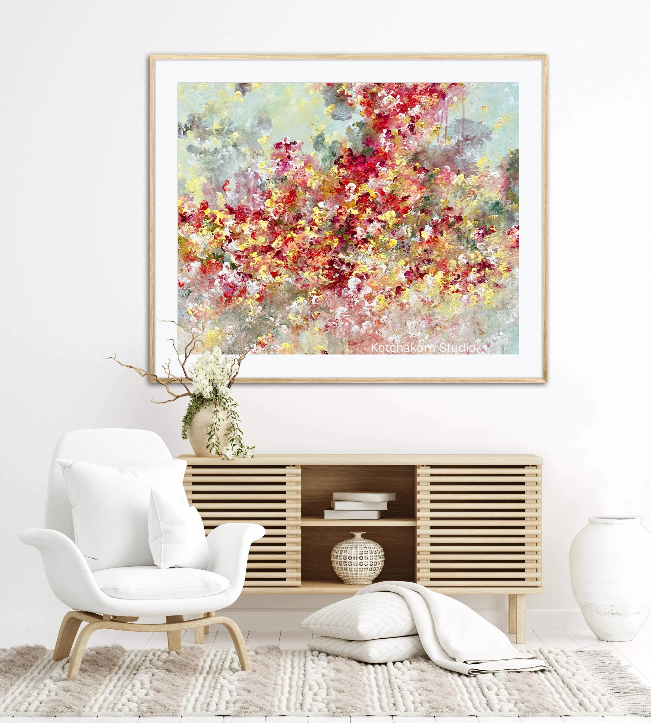 Symphony of Spring: The Overflow (100x80cm)