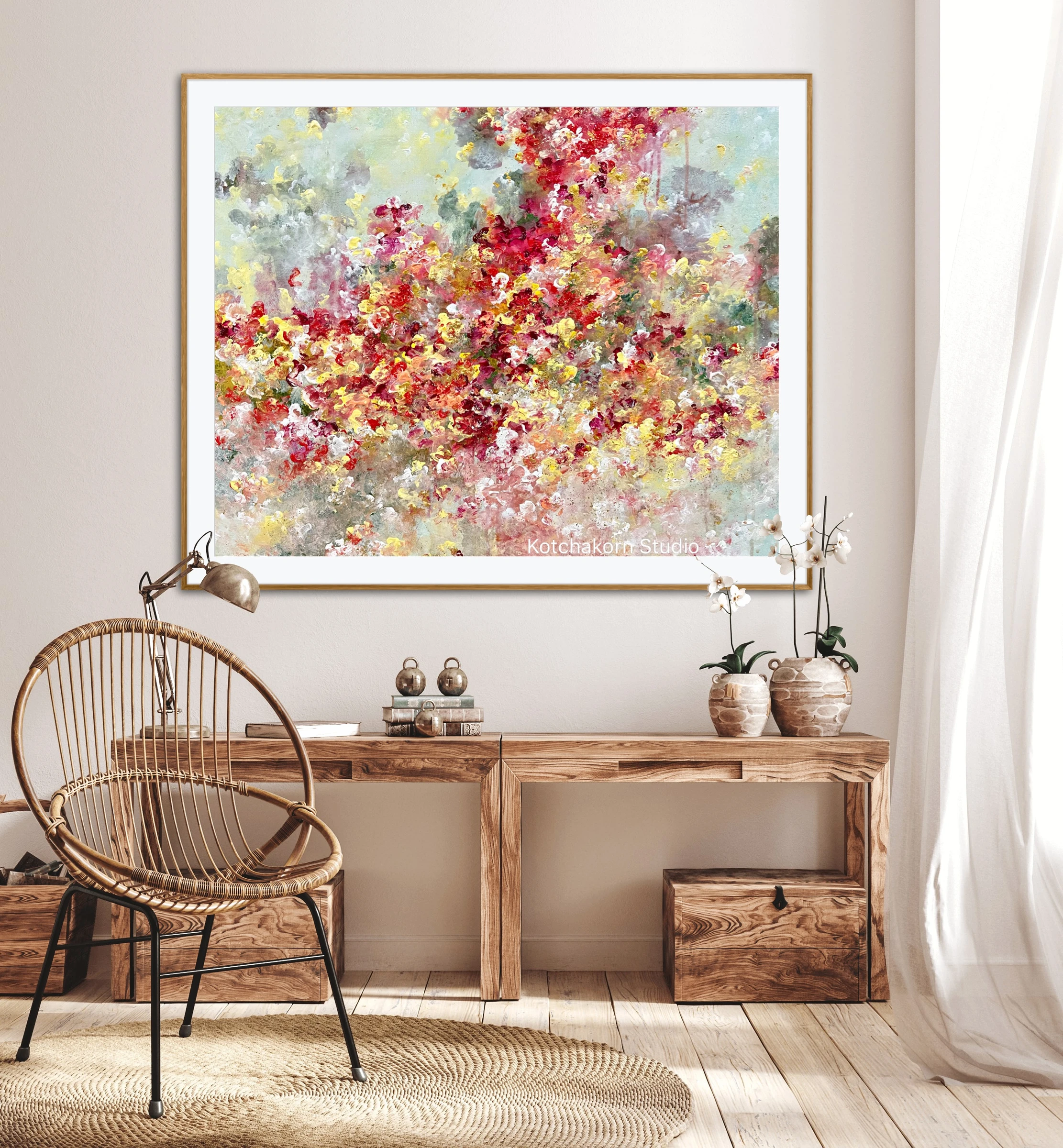 Symphony of Spring: The Overflow (100x80cm)