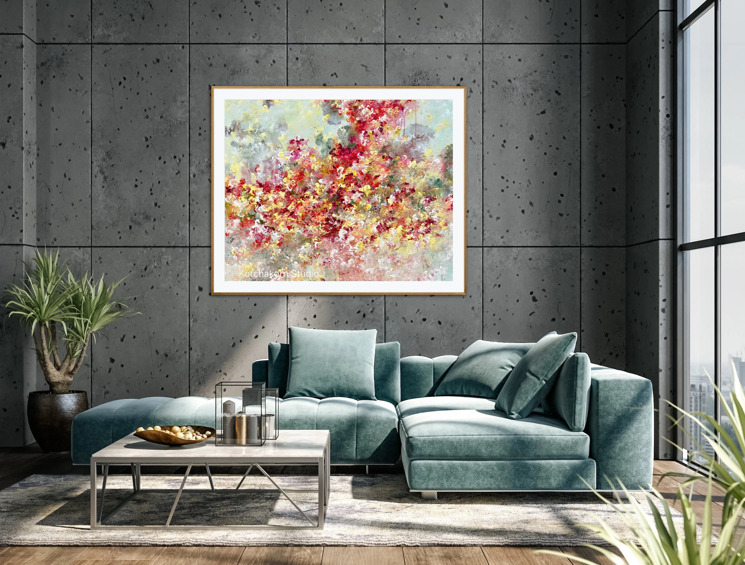 Symphony of Spring: The Overflow (100x80cm)
