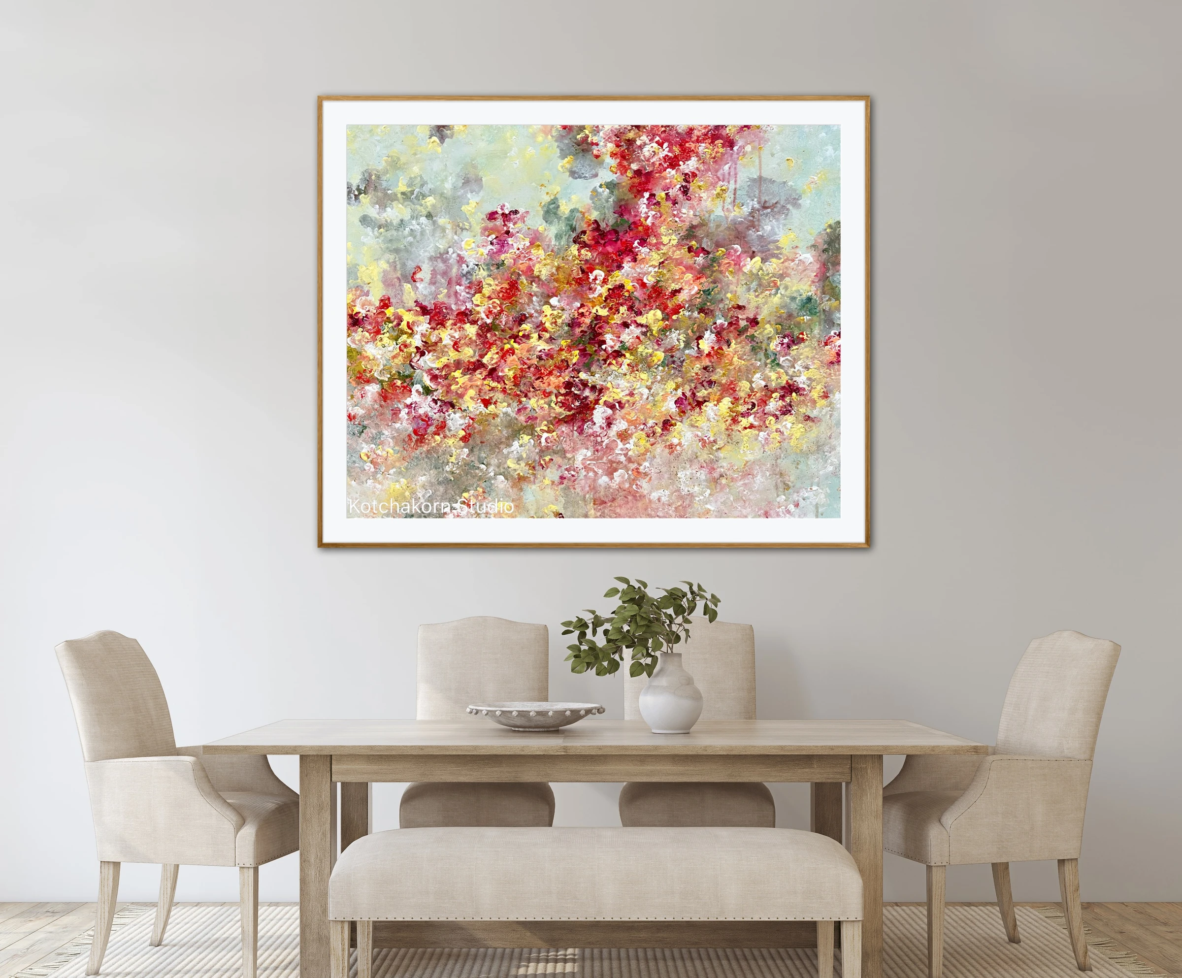 Symphony of Spring: The Overflow (100x80cm)
