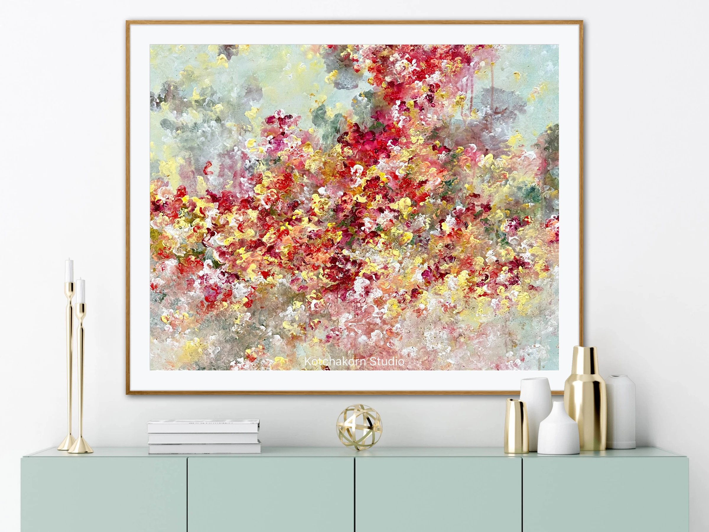 Symphony of Spring: The Overflow (100x80cm)