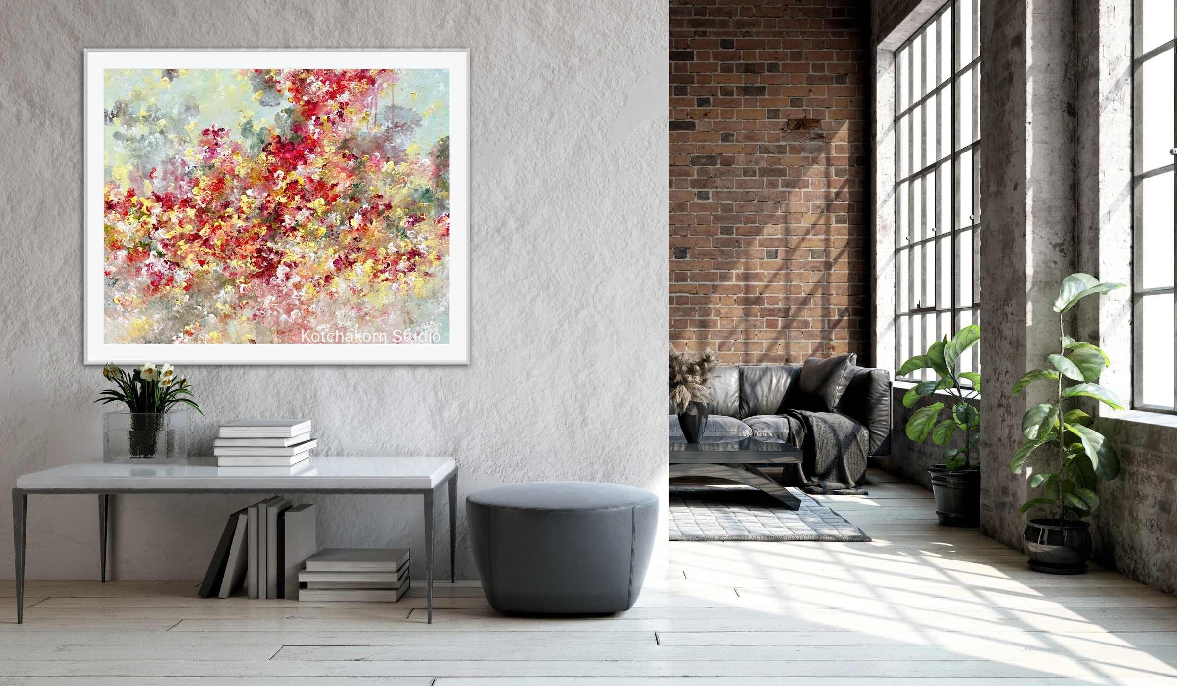 Symphony of Spring: The Overflow (100x80cm)
