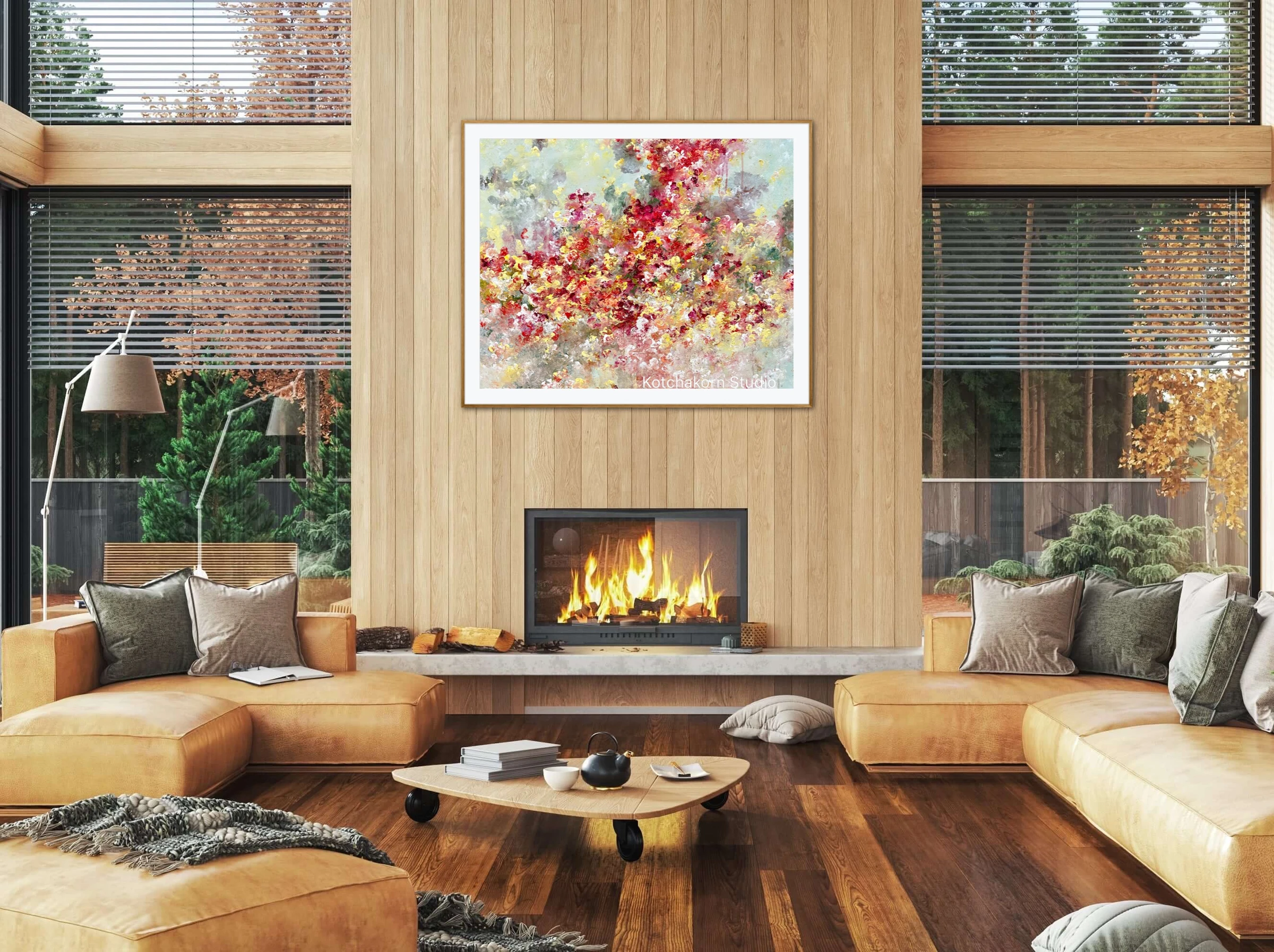Symphony of Spring: The Overflow (100x80cm)