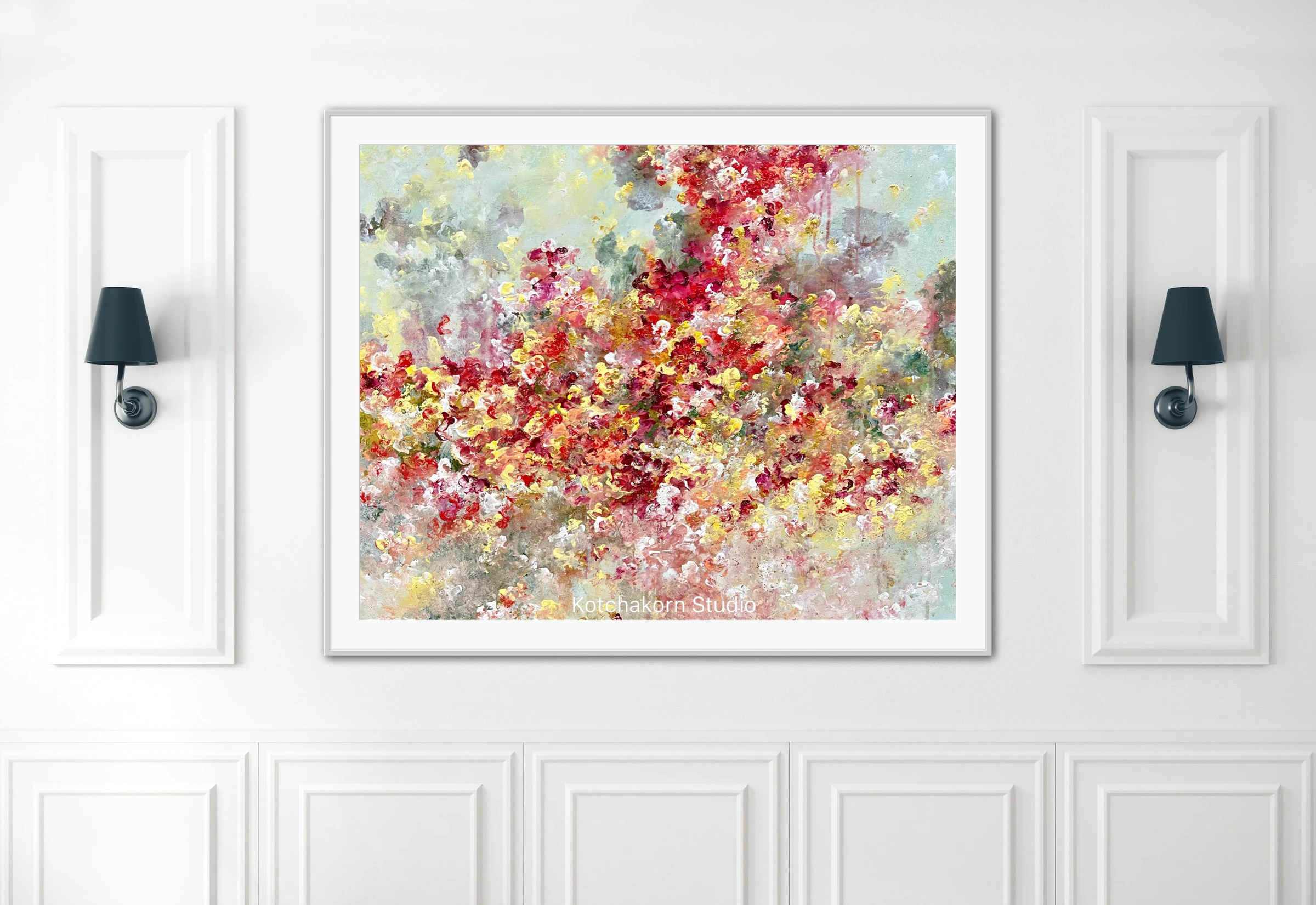 Symphony of Spring: The Overflow (100x80cm)