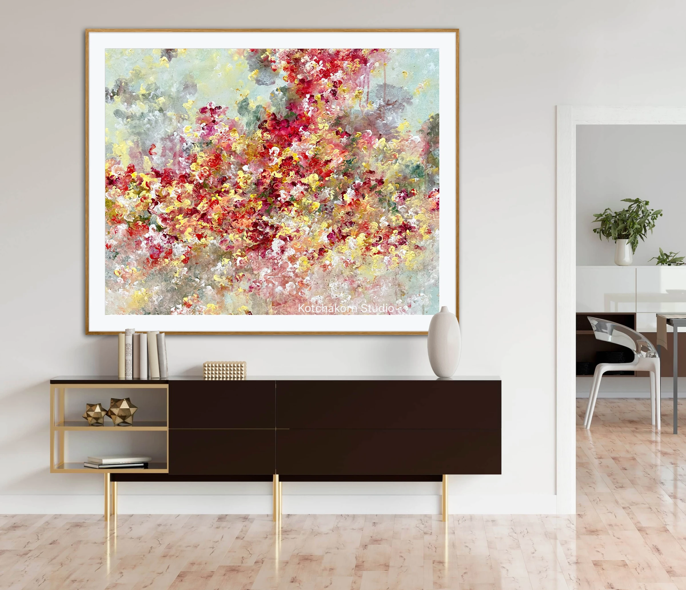 Symphony of Spring: The Overflow (100x80cm)