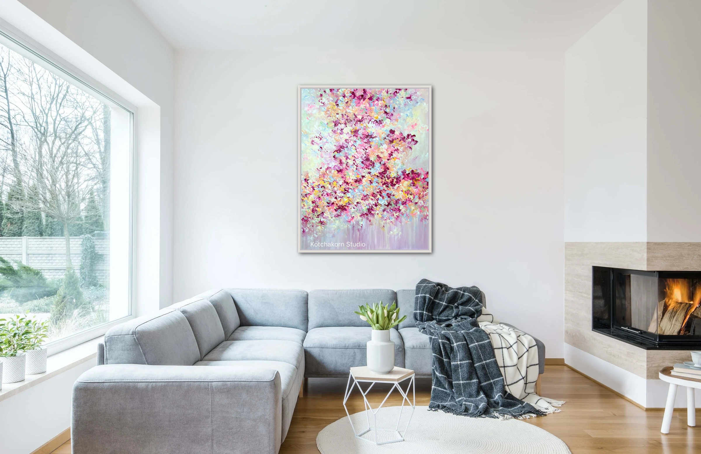 Rhythm of The Bloom (100x80cm)