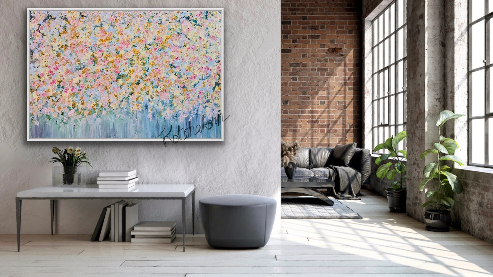 Sunrise Over Spring Garden (150x100cm)