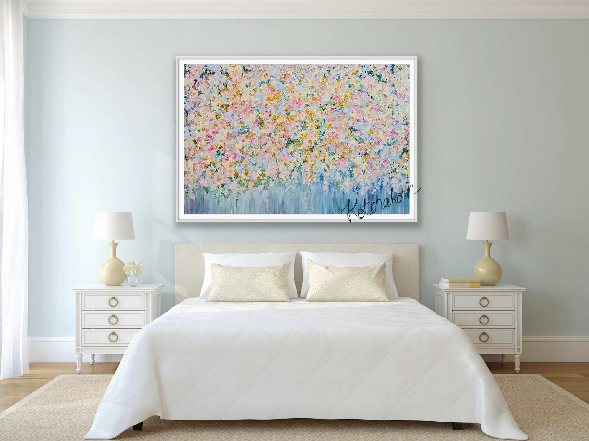 Sunrise Over Spring Garden (150x100cm)