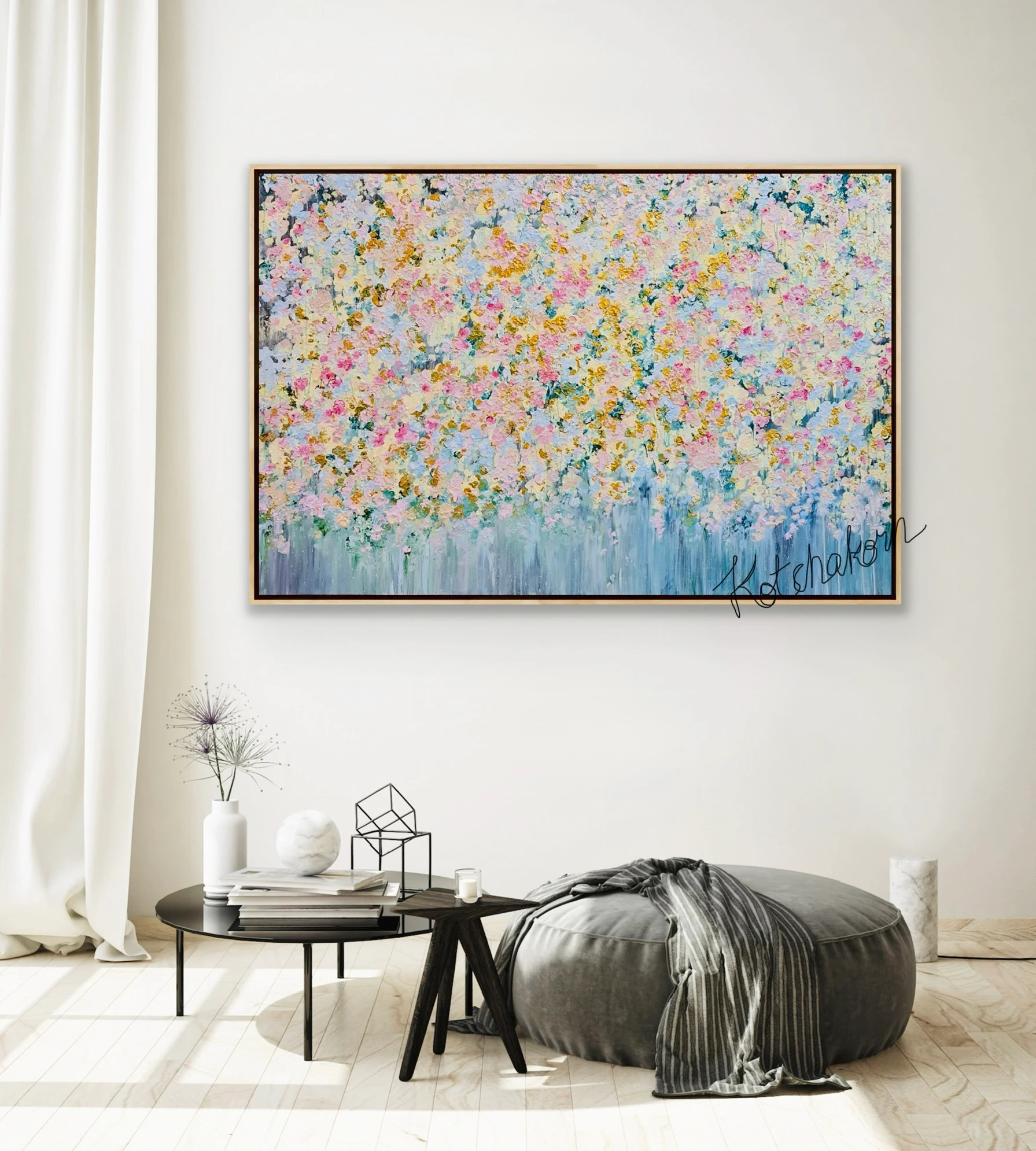 Sunrise Over Spring Garden (150x100cm)