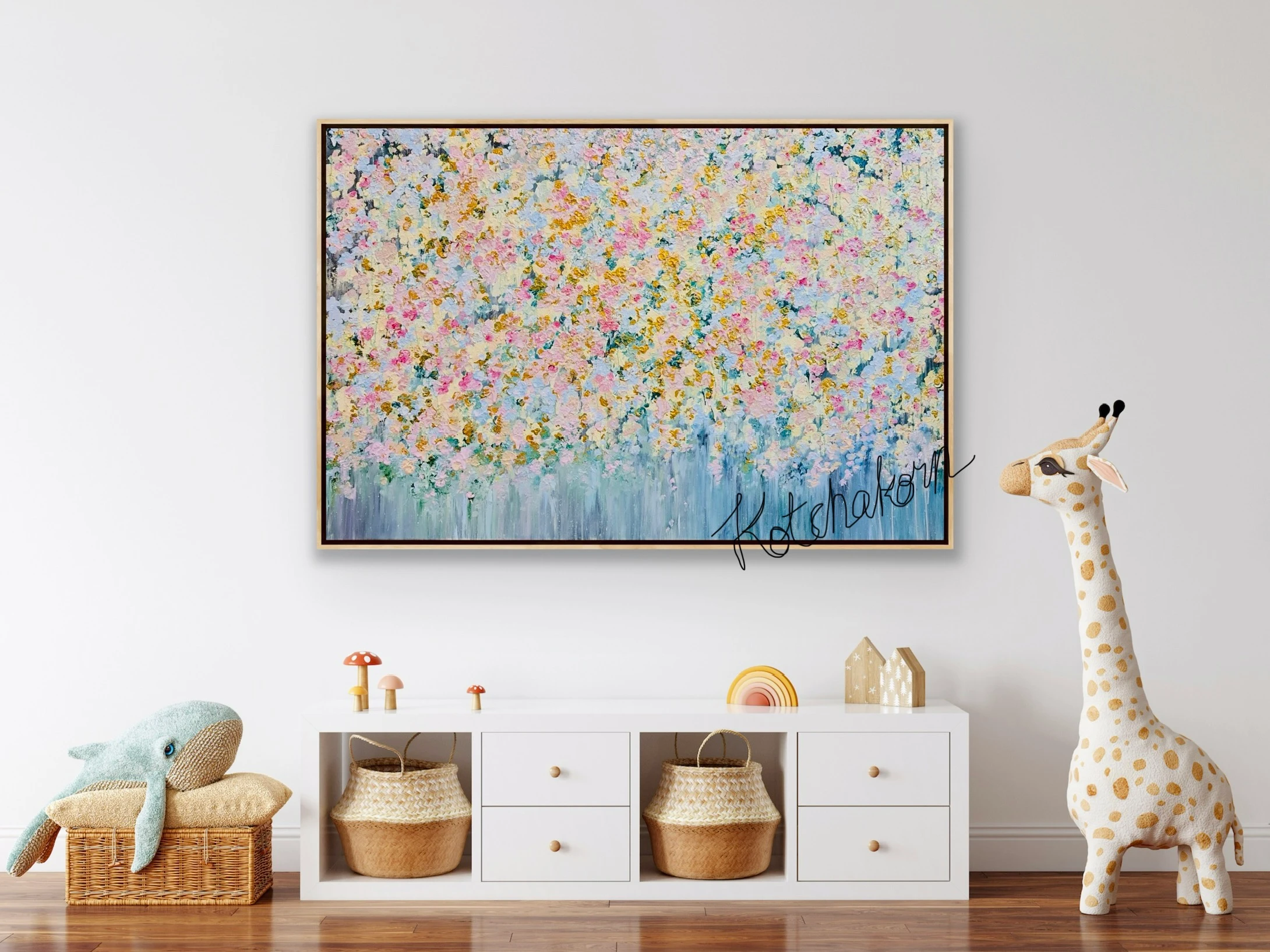 Sunrise Over Spring Garden (150x100cm)