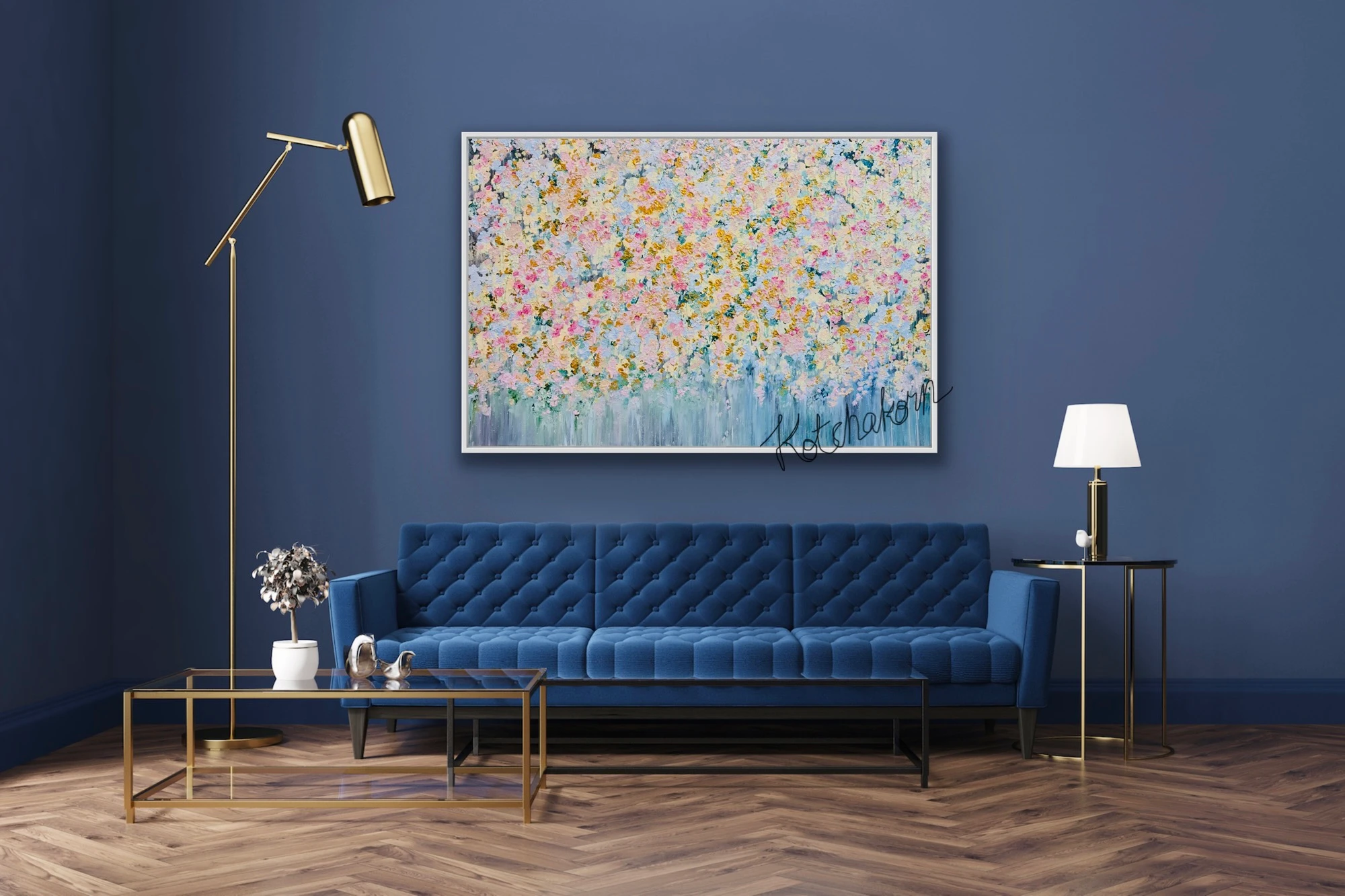 Sunrise Over Spring Garden (150x100cm)