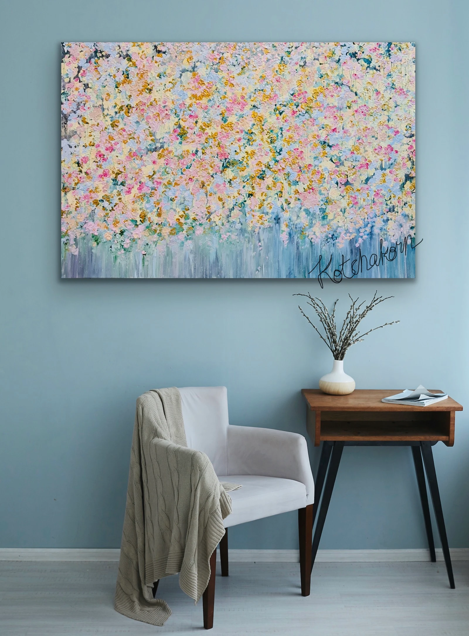 Sunrise Over Spring Garden (150x100cm)