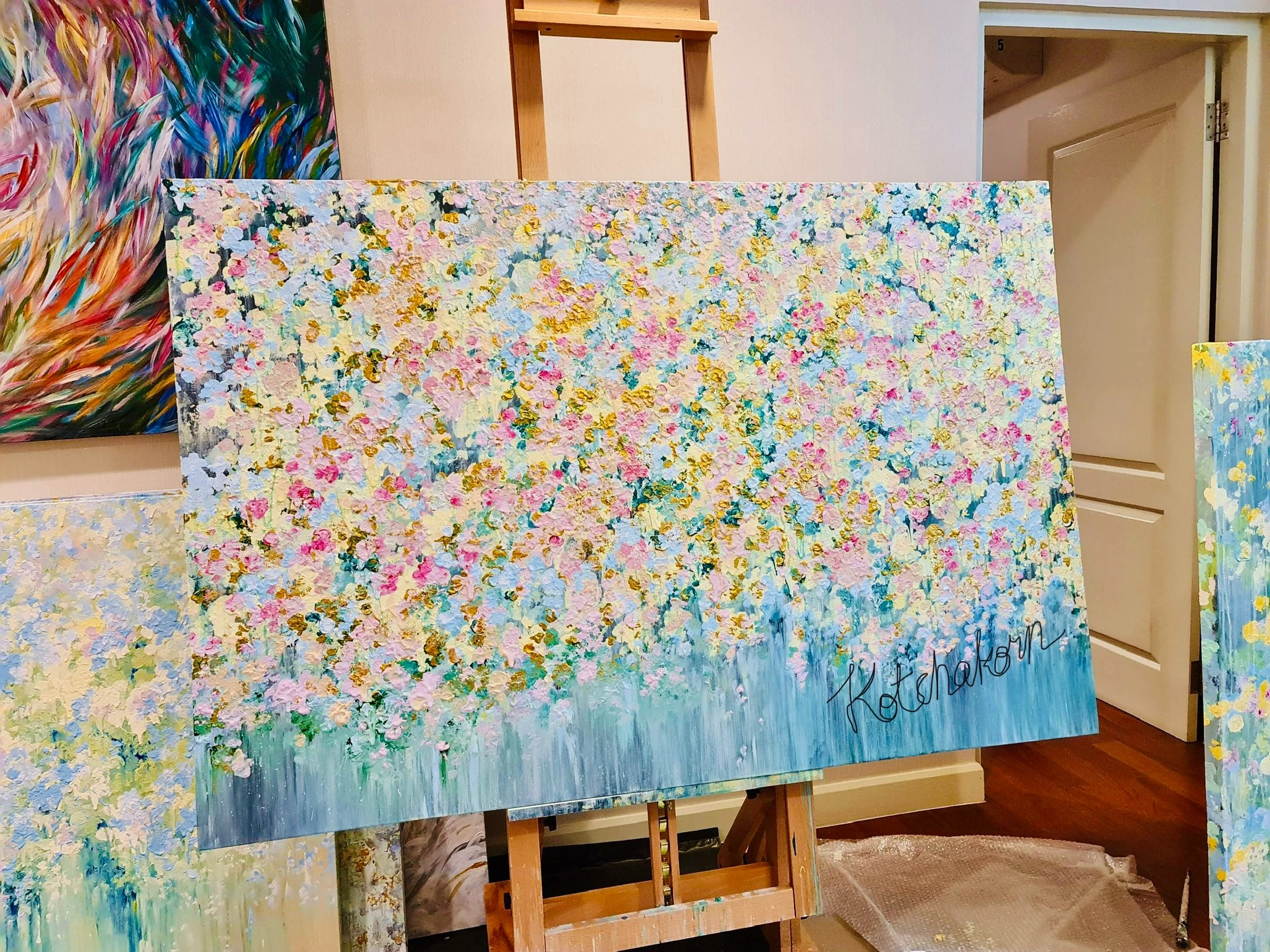 Sunrise Over Spring Garden (150x100cm)
