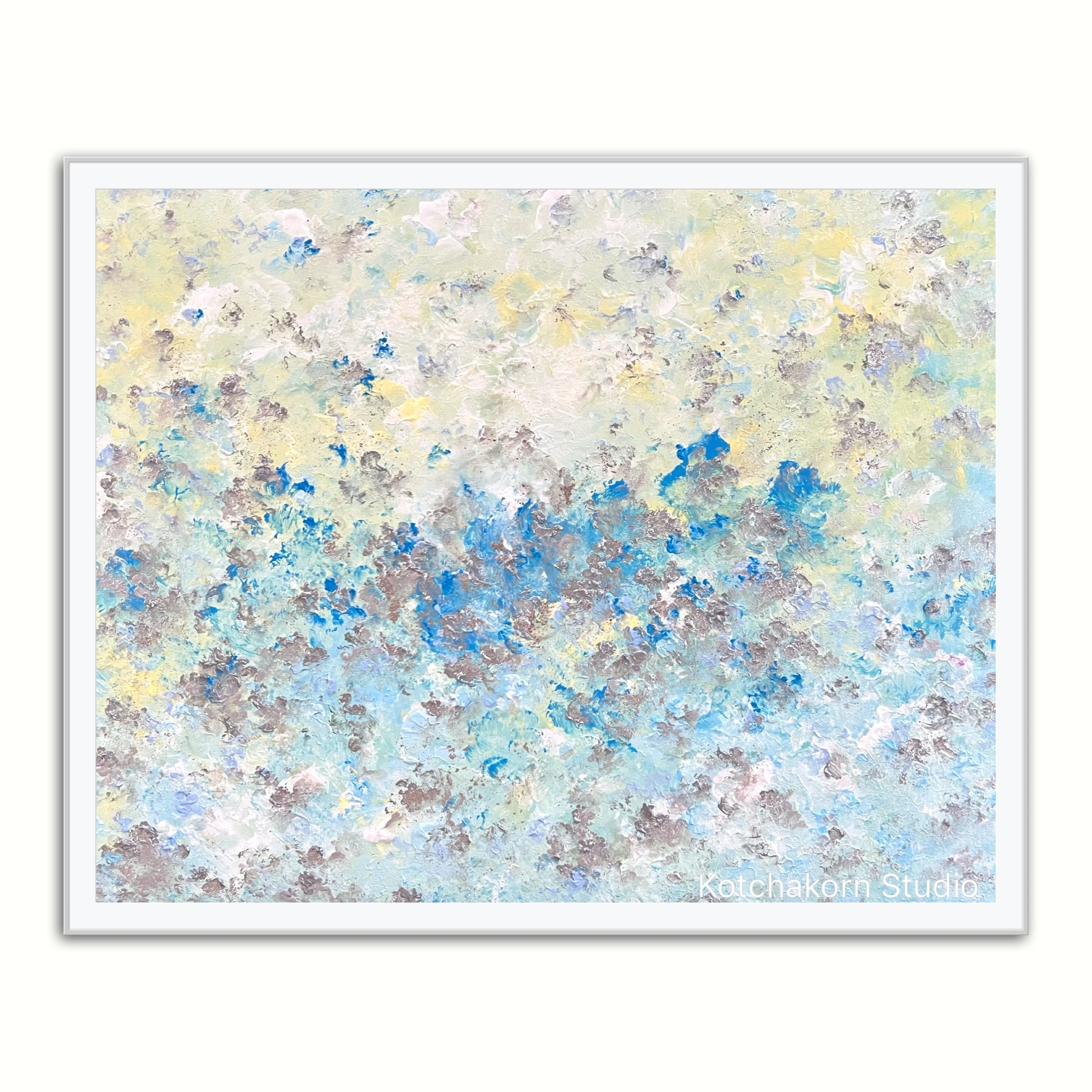 Happiness In Silver (100x80cm)