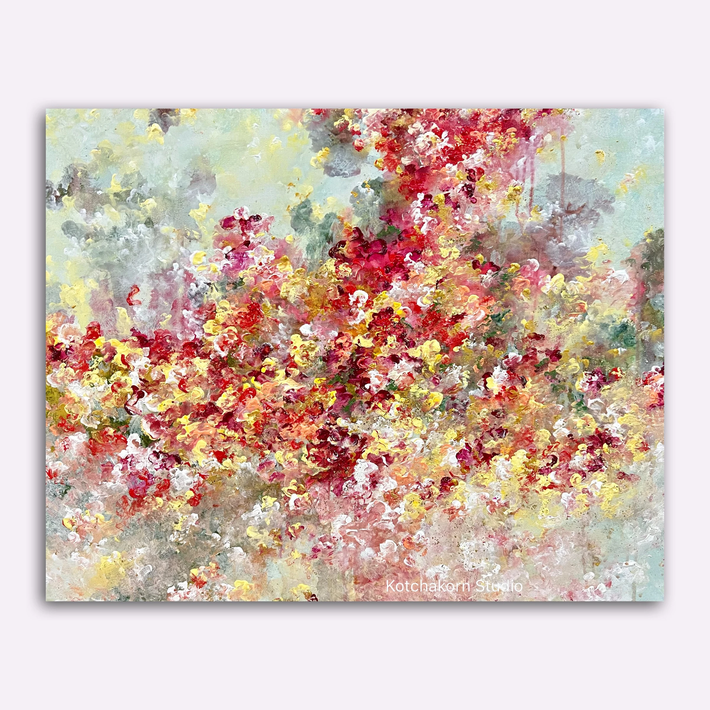 Symphony of Spring: The Overflow (100x80cm)