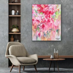 A Dance in the Peony's Garden (100x80cm)