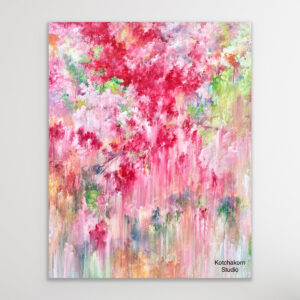 A Dance in the Peony's Garden (100x80cm)