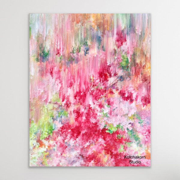 A Dance in the Peony's Garden (100x80cm)