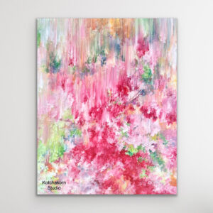 A Dance in the Peony's Garden (100x80cm)