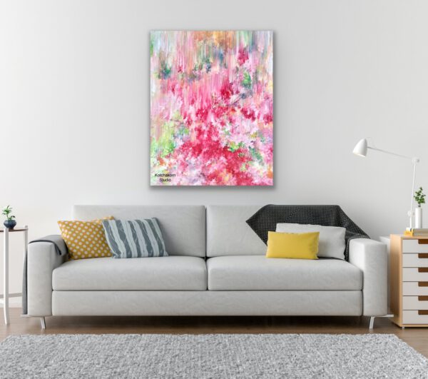 A Dance in the Peony's Garden (100x80cm)