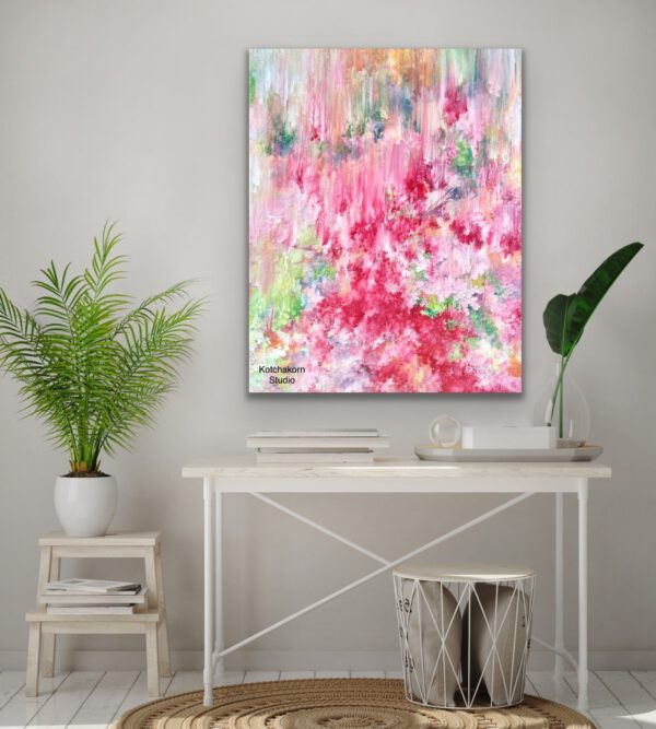 A Dance in the Peony's Garden (100x80cm)