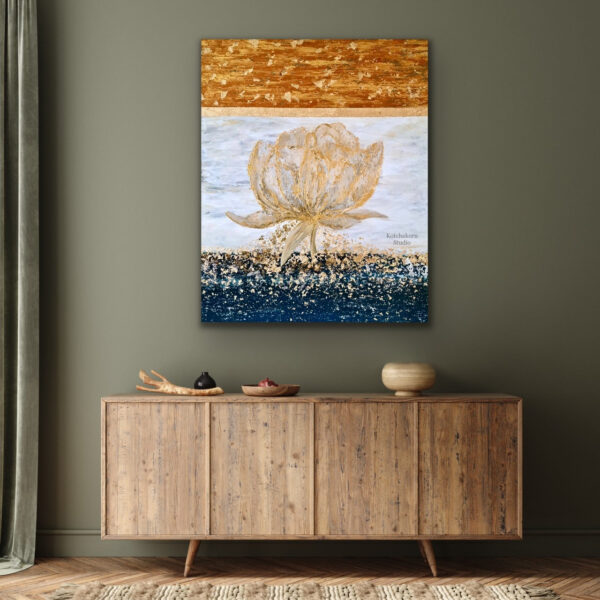 Morning Lotus (100x80cm)