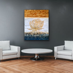 Morning Lotus (100x80cm)