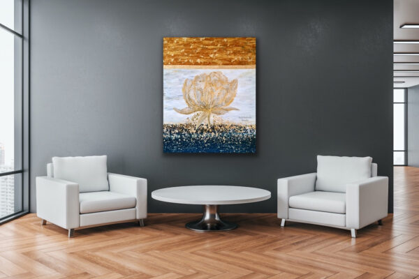 Morning Lotus (100x80cm)