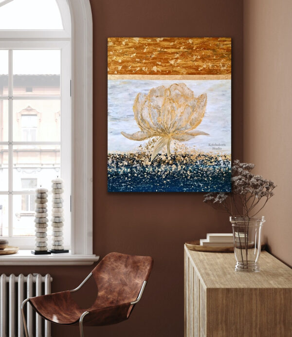 Morning Lotus (100x80cm)